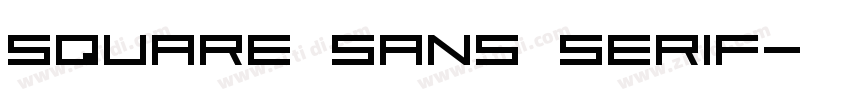 square sans serif字体转换 square sans serif字体转换